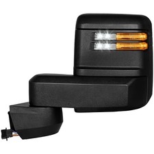 Driver Side Towing Mirror for 2020-2025 Chevy Silverado/GMC Sierra 2500HD Black