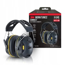 3M Worktunes Connect Bluetooth Hearing Protection SNR 33dB Earmuffs - BRAND NEW