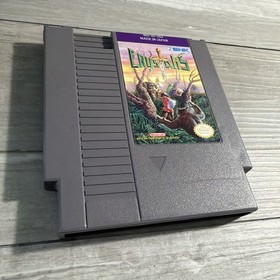 Nintendo NES Crystalis Video Game Cartridge Very Clean Gold Back Label
