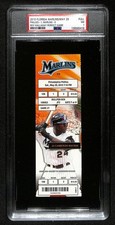 May 29, 2010 Marlins vs. Phillies Full Ticket Roy Halladay Perfect Game PSA NM 7