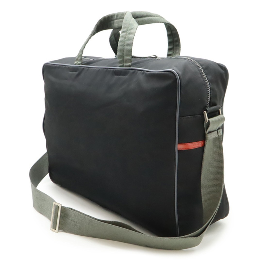 PRADA PRADA SPORTS Sports Line Boston Bag Travel Bag Nylon NERO Black Gray 4V036 thumbnail 2