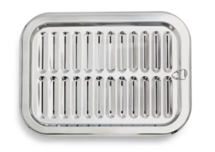 Sur La Table Stainless Steel Broiler Pan 12"X16" - NEW