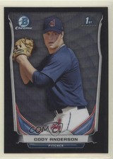 2014 Bowman Chrome Prospects Black Wave Refractor Cody Anderson #BCP20 03xg