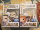 2 Funko Pops One Piece Bon Clay #2235 Chalice Collectibles LE Chase & Common Set