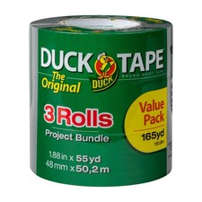 Shurtape Technologies 241640 Utility Duct Tape, 3" Core, 1.88" X 55 Yds, Silver,