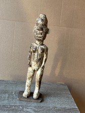 Very Old Ewe / Lobi Standing Figure Heavy Shrine Patina 13"