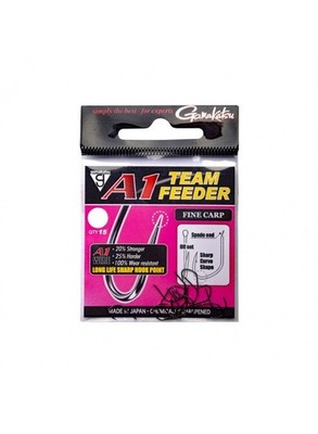 Gamakatsu A1 Team Feeder Fine Carp   Japanische Karpfenhaken, 15 Stück