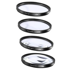49/52/55/58/62/67/72/77mm 1 2 4 10 Close Up Macro Lens Aluminum Filter Part