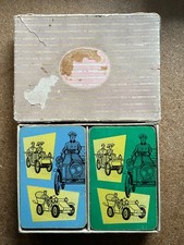 THOMAS DE LA RUE MOTOR VEHICLE PLAYING CARDS - 2 x 52 CARDS - FREE UK POSTAGE!!