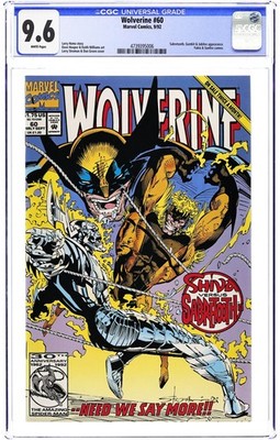 Wolverine #60D CGC 9.6 1992 4739395006