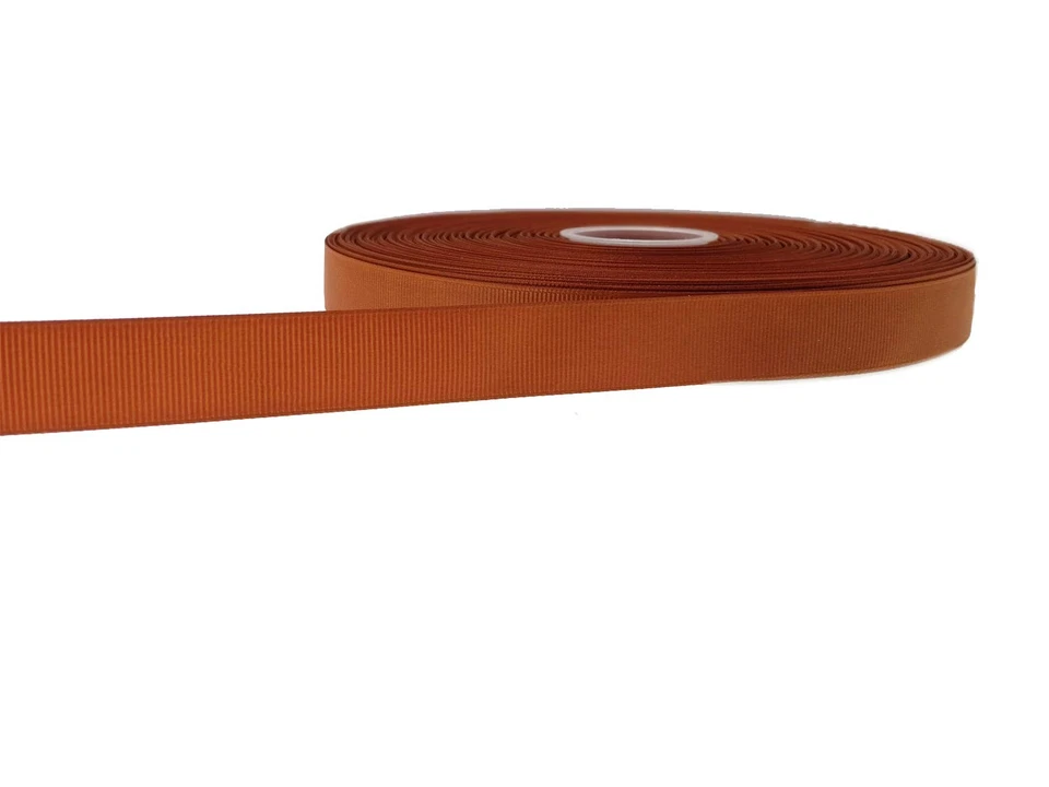 Grosgrain Ribbon 3/4 Inch 100 Yards Solid Coffee Roll Gift Wrapping Bows Craft - Image 2 of 4