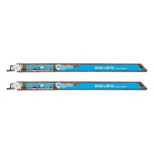 12 in 10-TPI Reciprocating Saw Blade Mach-Blue (2-Pack) Spyder 200324