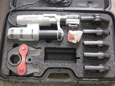 Rothenberger Romax D-65779 Press Crimp Tool Kit with 6 jaws (1/2
