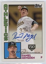 2019 Topps 1984 Baseball Series 2 150th Anniversary Daniel Mengden Auto 1g70