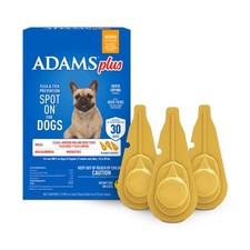 Adams Plus Flea Tick Spot On 3 Doses 30 Day Control Medium Dog 15-30lbs