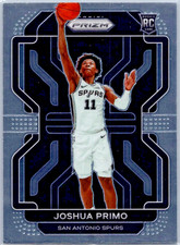 2021-22 Panini Prizm Joshua Primo #298 RC Rookie San Antonio Spurs Card