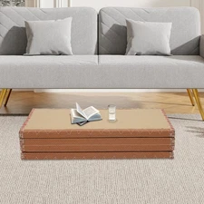 Natural Coconut Fiber Floor Mat Foldable Tatami Mattress Coffee Meditation Mat