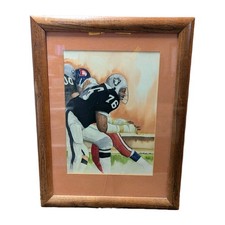 Vintage Painting: Hall of Famer Bob Brown Oakland Raiders,  21