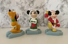 Lot of 3 Once Upon a Christmas Puzzle McDonalds Happy Meal Toys Disney Mickey +