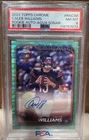2024 Topps Chrome Caleb Williams RC Auto Aqua Refractor /199 PSA 8!!! 🔥🐻🔥