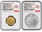 PRE-2026 W Standing Liberty Gold Coin &Silver Medal Set NGC SP70 FDI W/OGP #2830