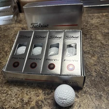New Two (2) Dozen TITLEIST PRO V1x Golf  Balls. White. NIB