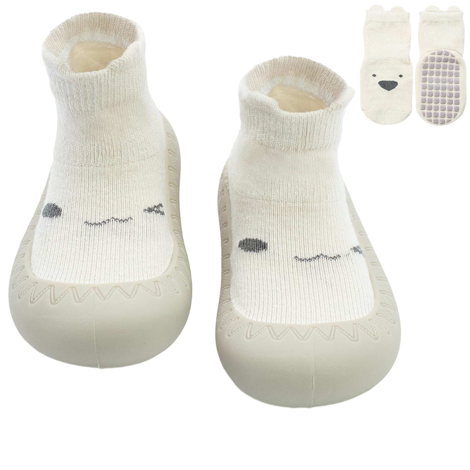 -baby Walking Shoes 2 18-24 Months Wide Toddler, White
