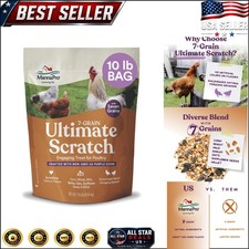 All-Natural 7-Grain Chicken Scratch   Non-GMO Treat for Healthy Backyard Flocks