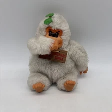VTG Russ Berrie "Gonga" XMAS White Monkey Gorilla Plush Thumb Sucking Ape 1978!!