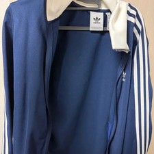 Adidas Three Stripes Navy Track Top - Pre-Owned