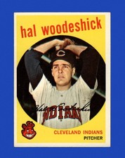 1959 Topps Set-Break #106 Hal Woodeshick EX-EXMINT *GMCARDS*