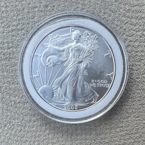 U.S. Mint American Silver Eagle 2005 1 oz Silver Business Strike Coin