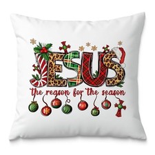 Jesus is The Reason for The Season Decor Pillow Covers Christmas-bz-15k-one-05