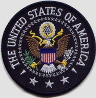 The United States of America / Eagle Embroidered Patches 3'' Diameter