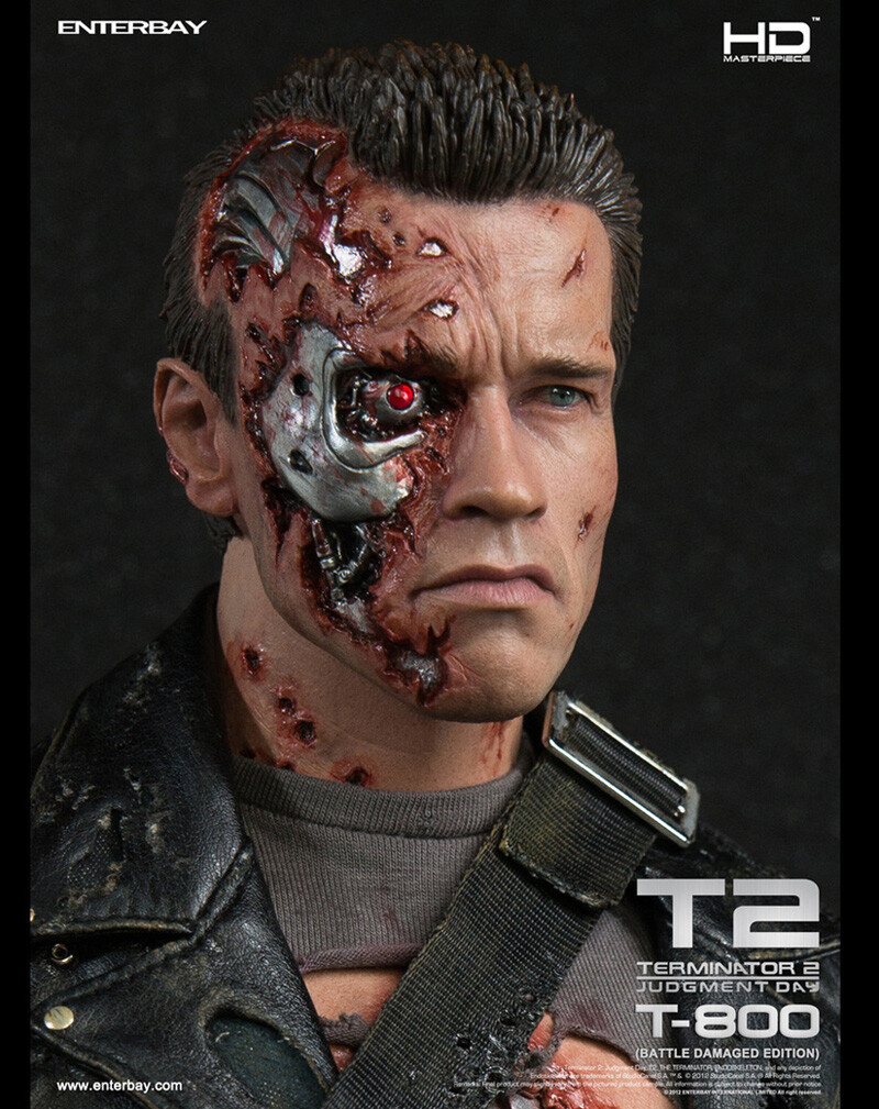 Enterbay Terminator 2 T-800 Real Masterpiece 1/4 Figures Battle