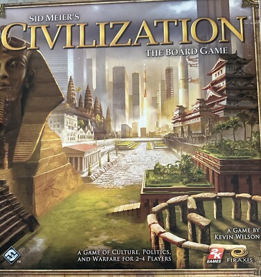Sid Meier's Civilization: The Board Game COMPLETE Played Once! Fantasy Flight 