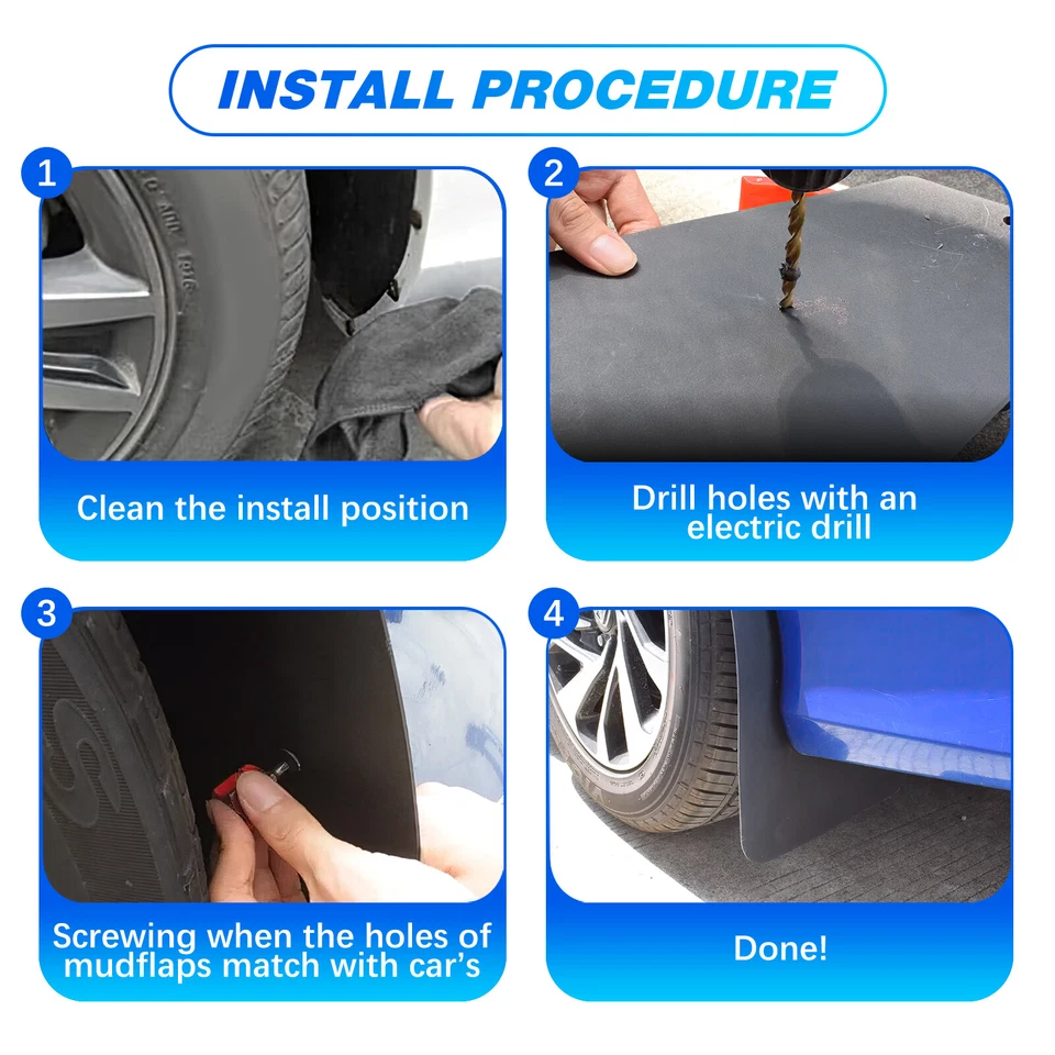 Para Chevrolet Colorado 4x4 para-lamas dianteiro traseiro para-lamas protetores contra respingos para-lamas - Imagem 2 de 4