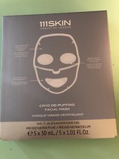 111Skin CRYO De-Puffing Facial Mask 5x30 Ml/5x1.01 Fl Oz NEW/SEALED