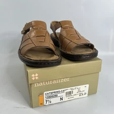 Naturalizer Catspring Camelot Leather Sandel New With Box Size 7.5N