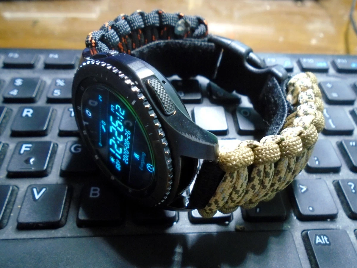 Paracord Samsung Galaxy watch Adjustable Detachable Strap Band
