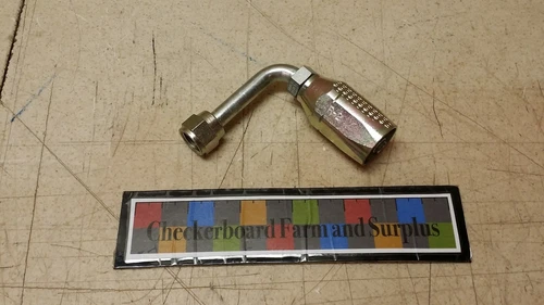 NOS Eaton Tube to Hose Elbow Fitting Adapter 3/8" 90° 190263-6S M52525/4-6-6