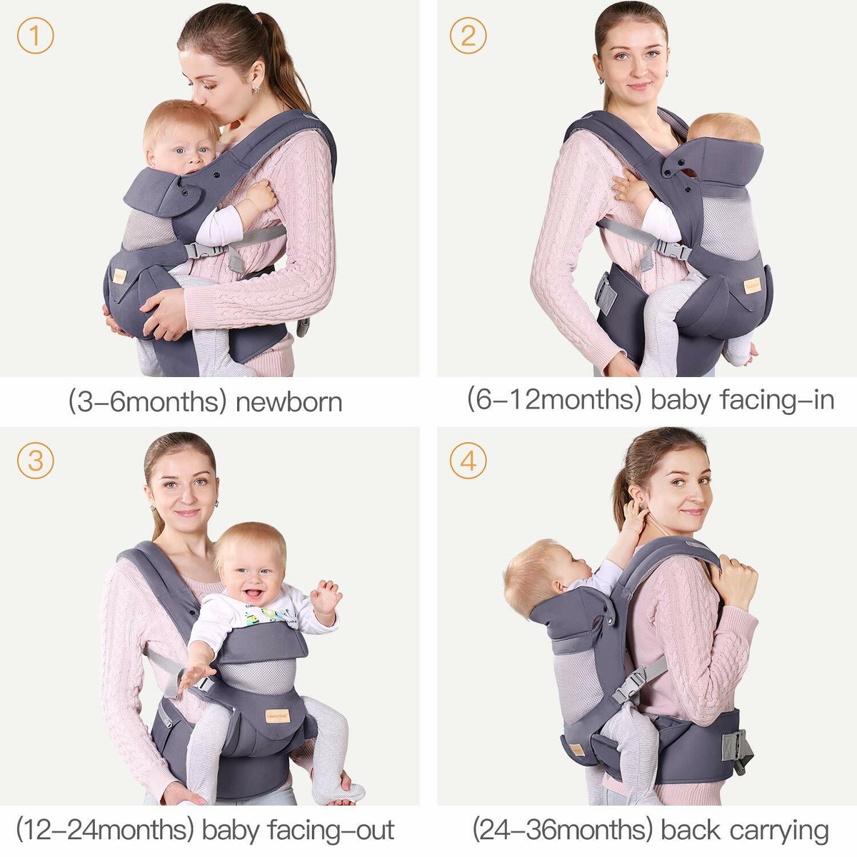 Wrap Carrier Moby Wrap Back Carry Video Baby Carrier With
