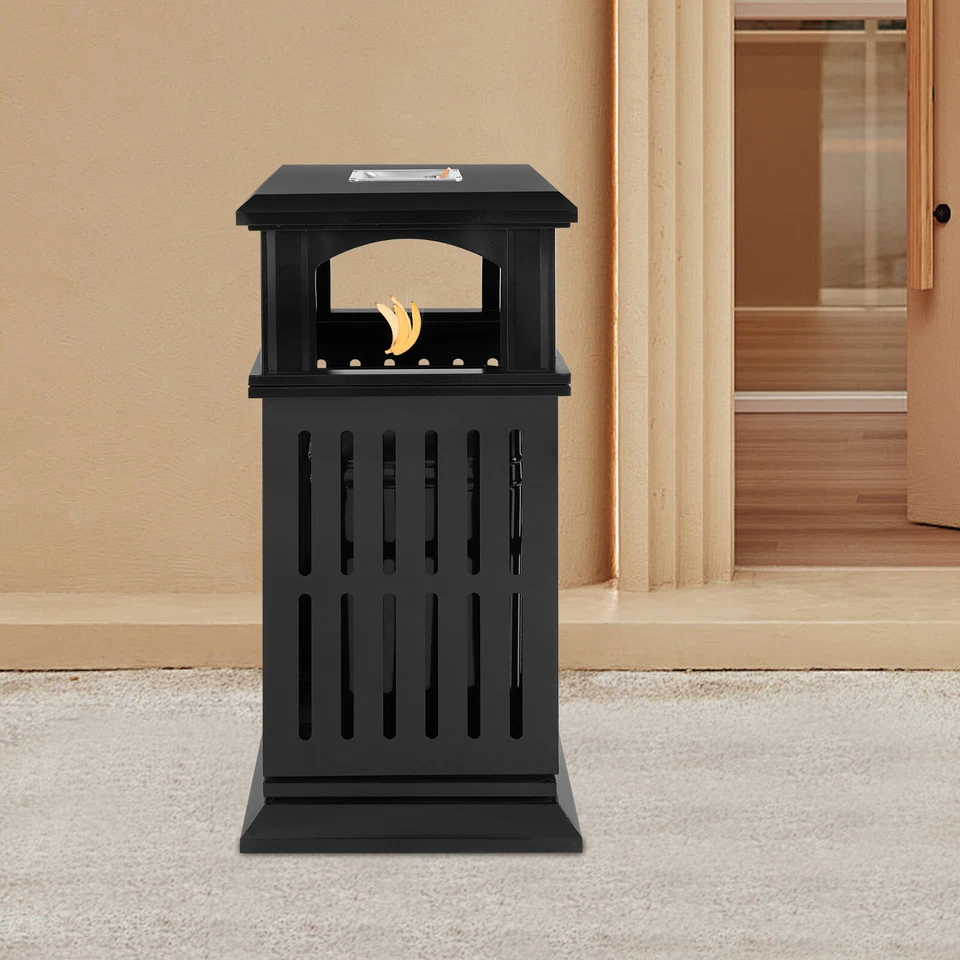 Cubo de basura comercial para exteriores patio industrial garaje contenedor de residuos Foto 3 de 4