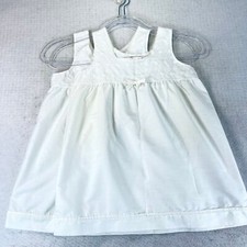 Vintage CAROL EVANS Penneys Penn Prest Girls 6 White Summer 2 Dresses 60s/70s