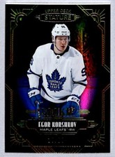 Egor Korshkov 2020-21 UD Stature Black Rookie /20 #167 Toronto Maple Leafs