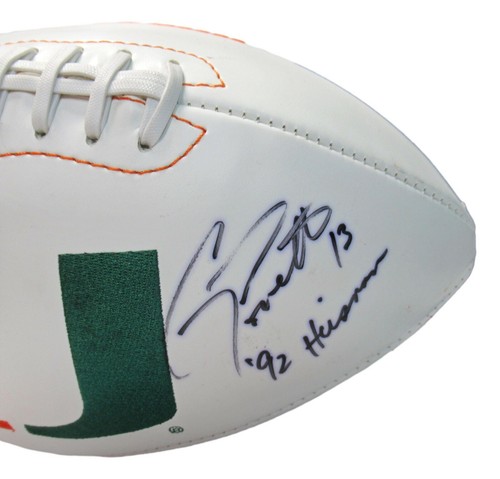 Gino Torretta Signed Auto Football Miami Hurricanes 92 Heisman PSA/DNA AJ56034 - Picture 2 of 4