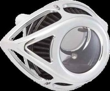 AN Clear Tear Air Cleaner Kit Chrome Harley Rocker C 08-10