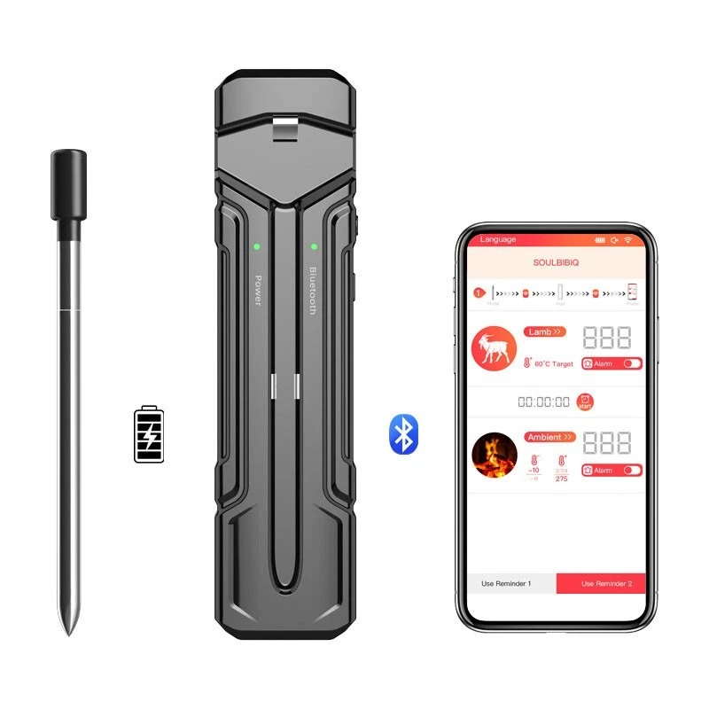 Bluetooth BBQ Thermometer Magnetic Suction for High Temperature Ovens & Stoves
Opens in a new window
