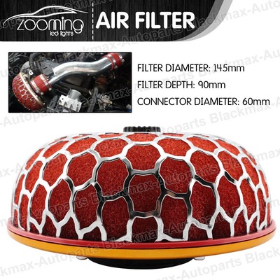 60mm Super Power Air Filter JDM Flow Intake Reloaded Cleaner Universal