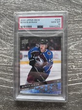 2020 Upper Deck Young Guns #205 Bowen Byram Avalanche RC Rookie PSA 10 GEM MINT